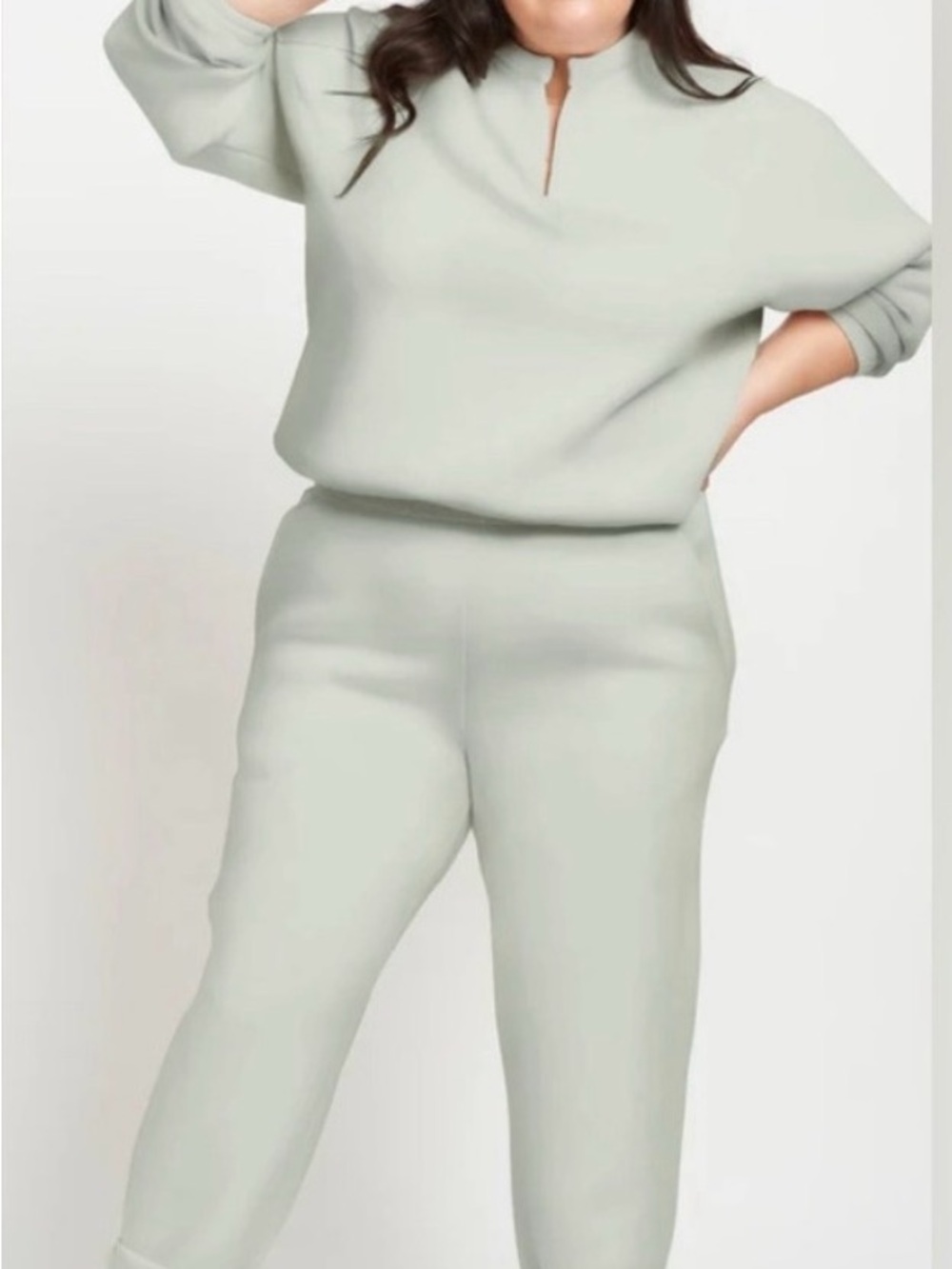 Leze The Label Knit Set - Sage/Matcha